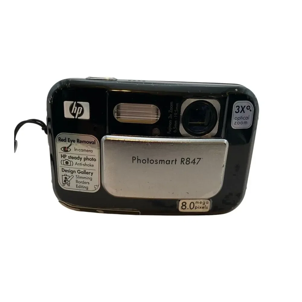 HP Digital Camera Photosmart R847 8.0MP UNTESTED Camera & Battery
